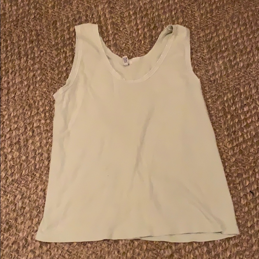 Light green tank top